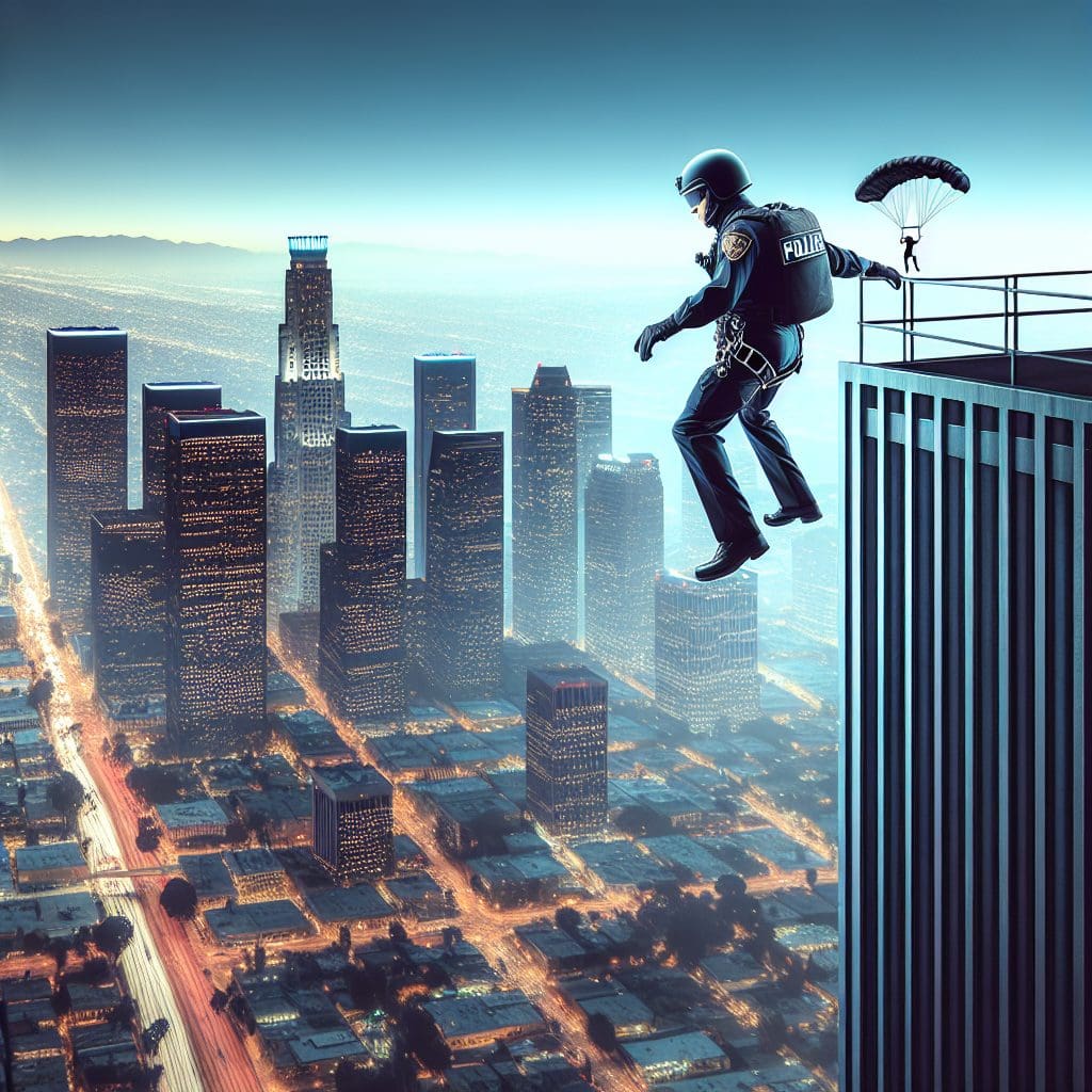 Los Angeles cop accused of insurance fraud after allegedly skydiving on disability 1 Los Angeles cop accused of insurance fraud after allegedly skydiving on disability