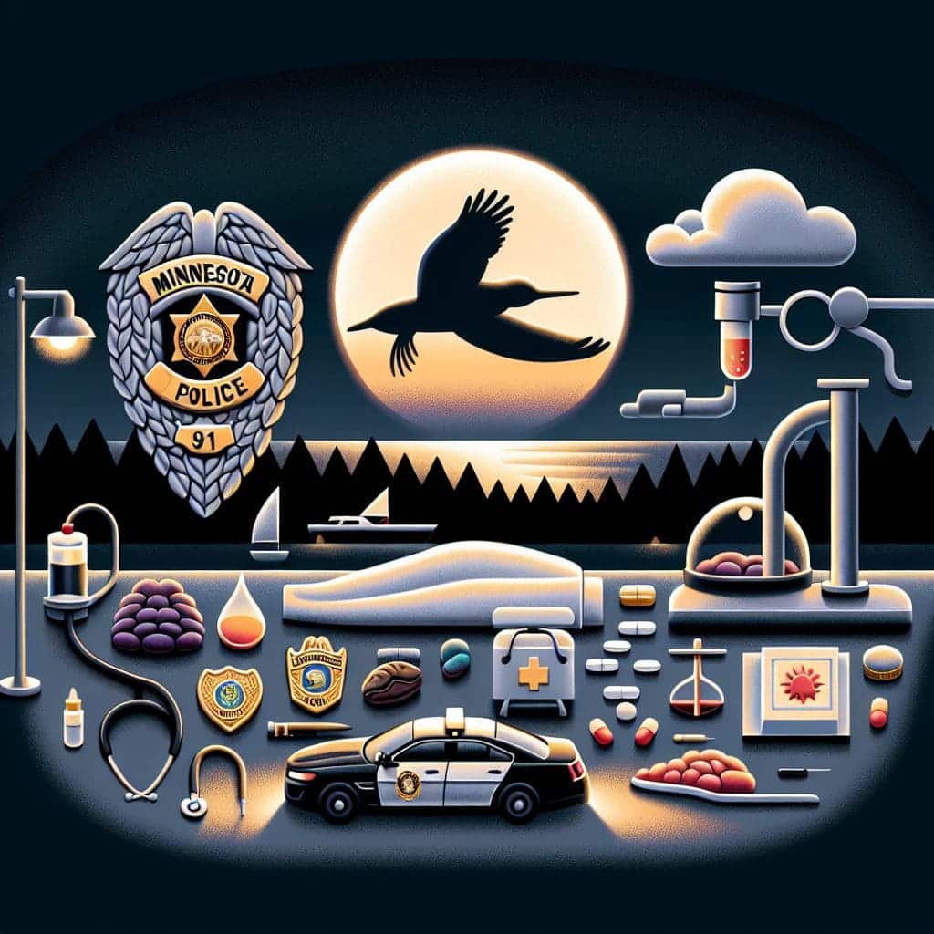 Minnesota police sergeant passes away one day following brain infection. 1 Minnesota police sergeant passes away one day following brain infection.