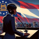 Tiffany Henyard seeks election to a Georgia position as a Republican candidate. 3 Tiffany Henyard seeks election to a Georgia position as a Republican candidate.