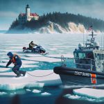 Coast Guard Saves Snowmobiler Trapped on Ice Close to Mackinac Island 1 Coast Guard Saves Snowmobiler Trapped on Ice Close to Mackinac Island