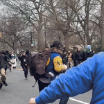 New footage reveals NYC terror suspect subdued after reportedly throwing a bomb at a protest. 2 New footage reveals NYC terror suspect subdued after reportedly throwing a bomb at a protest.