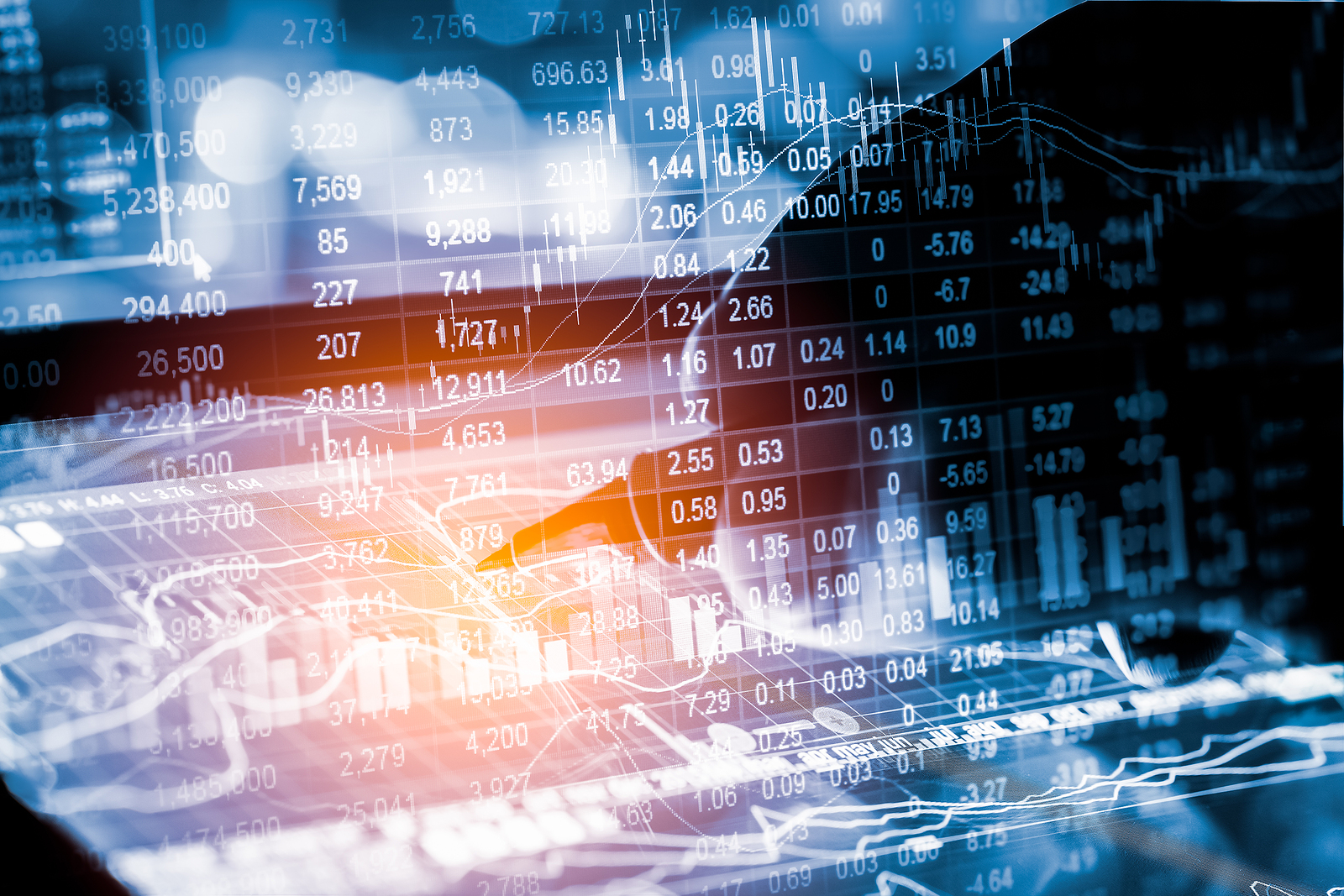 BigStock Stock Graph Blue BIG 4